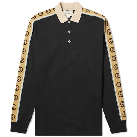 long sleeve gucci polo|Gucci polo shirt cheap.